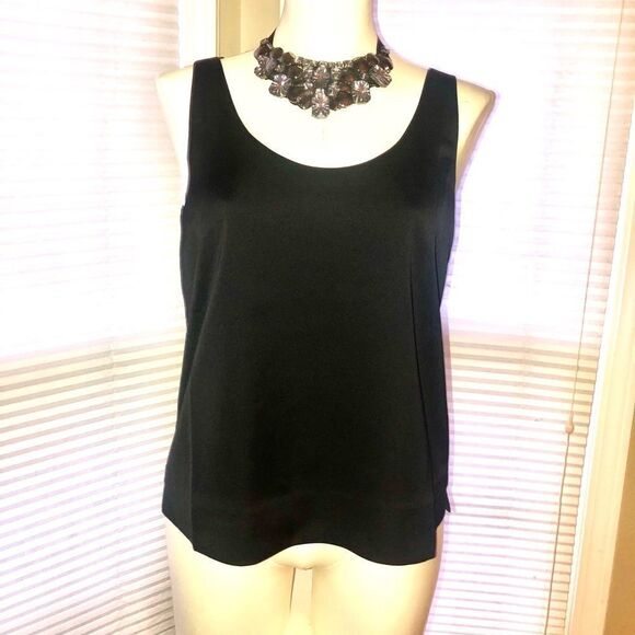 J. Crew Satin Like Sleeveless Blouse - Picture 1 of 4